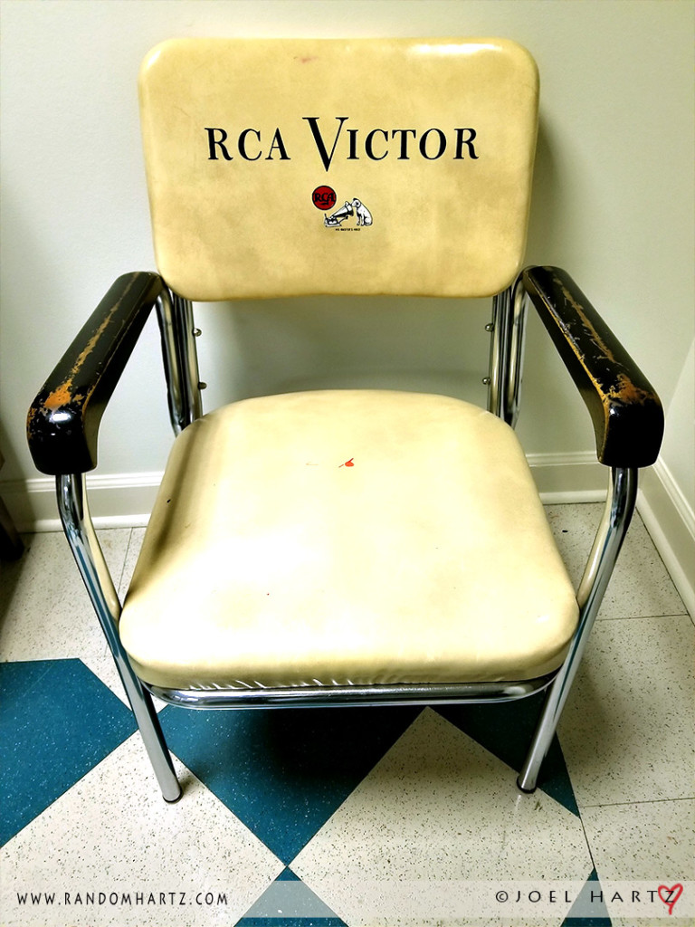RCA Victor Chair in the Historic Studio A, Nashville, TN