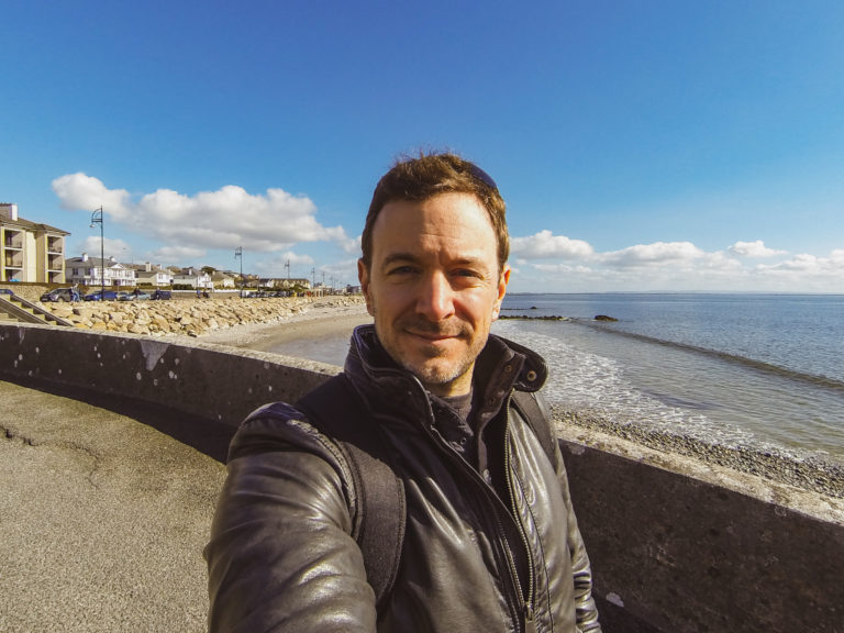 Joel Hartz at black rock beach, Galway